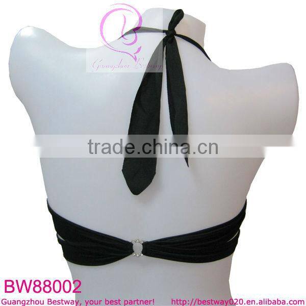 Very sexy hot front open rhinestone bra straps with pearl