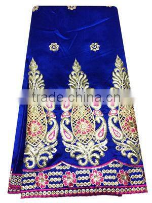 African George Lace Raw Silk George Fabrics Indian George Fabric First Lady 2015 GP0056-3