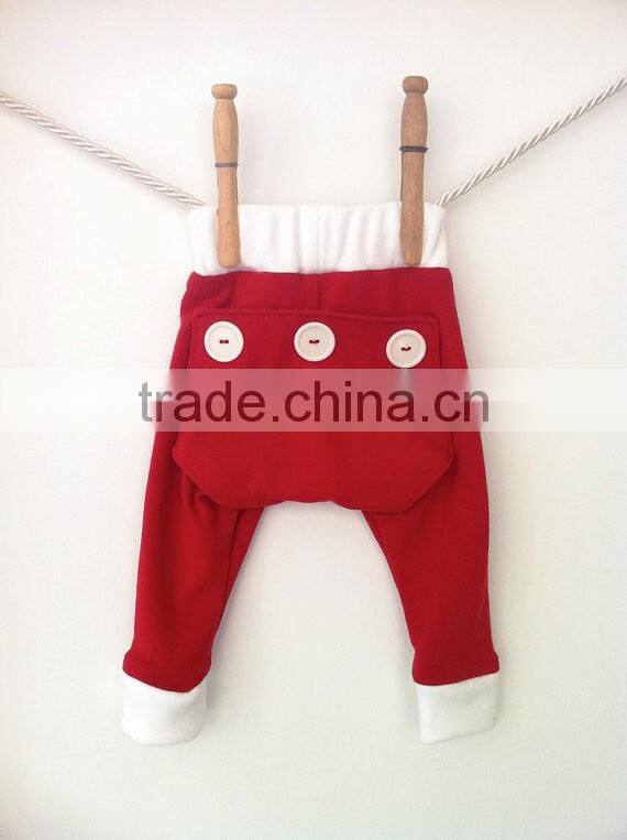 High Quality Pure Cotton Printed Heart At Front Of Top Kids Pajamas Sleepwear