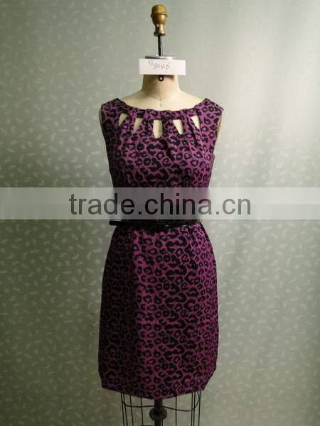 Ladies dresses new fashion 2015 with cutwork