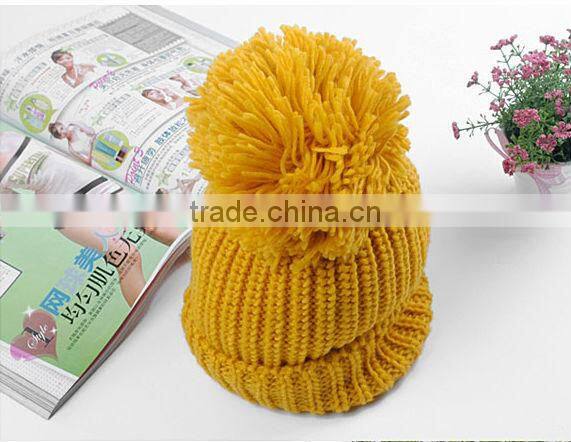 fashion computer knitted beret hats in white majored producer factory