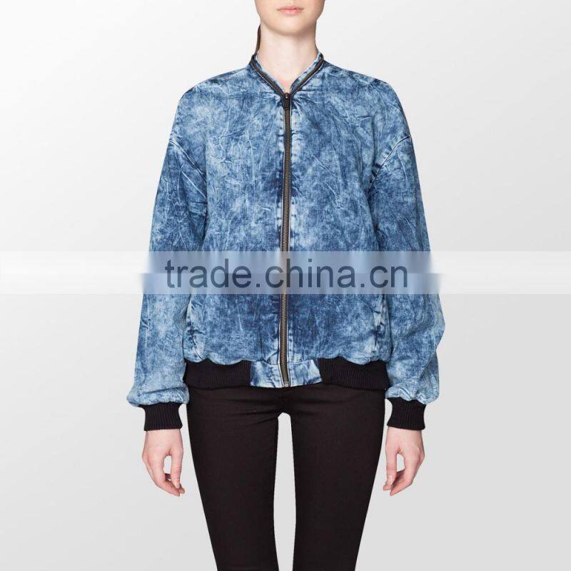 wholesale blank baseball jacket custom print with zipper