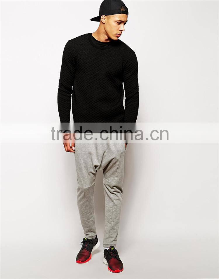 Mens wholesale casual drop crotch joggers latest design jogger pant for men
