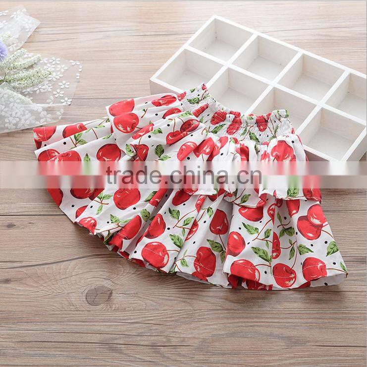 Classical Cherry Pattern Sweet Girl Skirt Girls Dress Names With Pictures Wholesale
