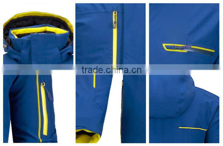 100%Polyester Ski Jacket Customized Ski Clothing Outdoor Clothing