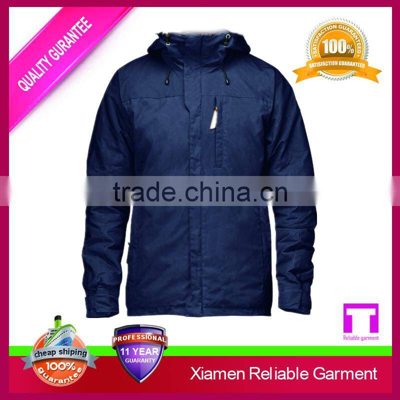 Custom youth size style long down jacket for man