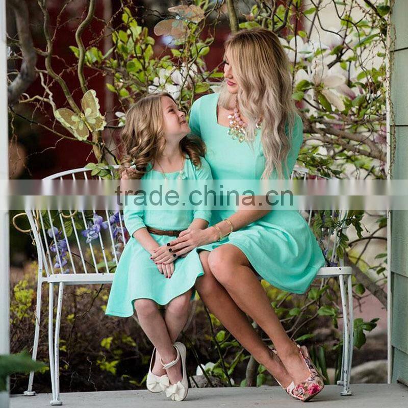 Family Matching Clothing Mother Daughter Matching Dress Fashion Dress Summer Style