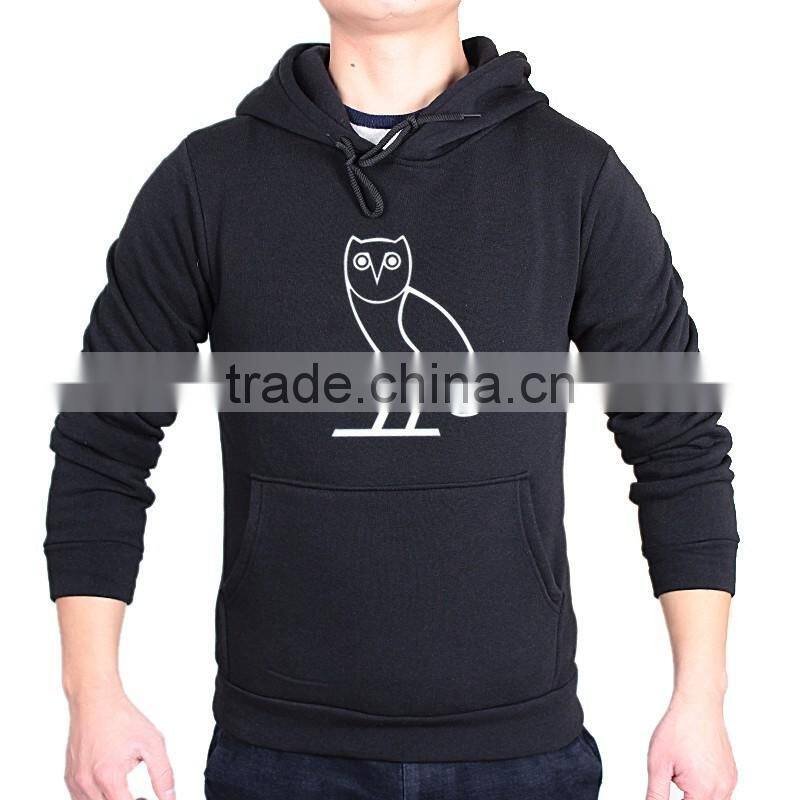 Top quality men sportswear custom printing hooded hoodie Pullover tracksuit hoody gym sportsman wear slim hood sweatshirt