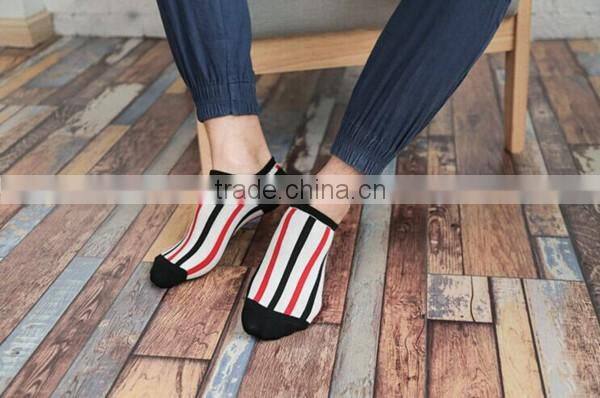 1 pc sale hot sale 80% cotton and 20% polyester mixed seasons chino suppliers men striped boat socks
