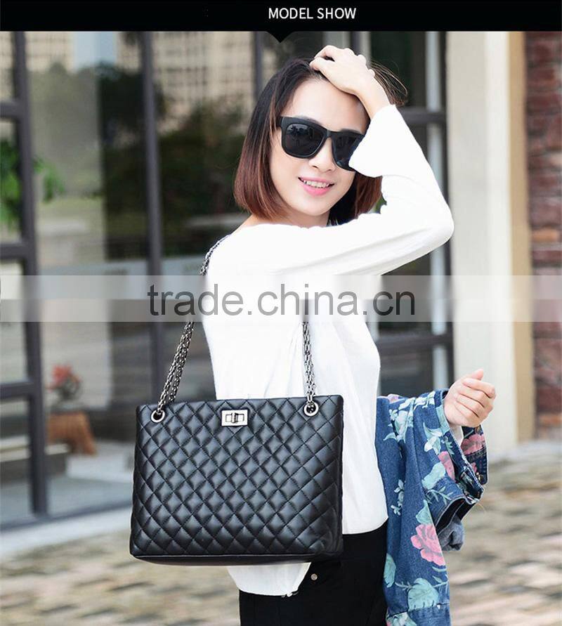 High Quality China Supplier Lady Single -Shoudler Messenger Bags Rhomboids Crossbody Chain Bag