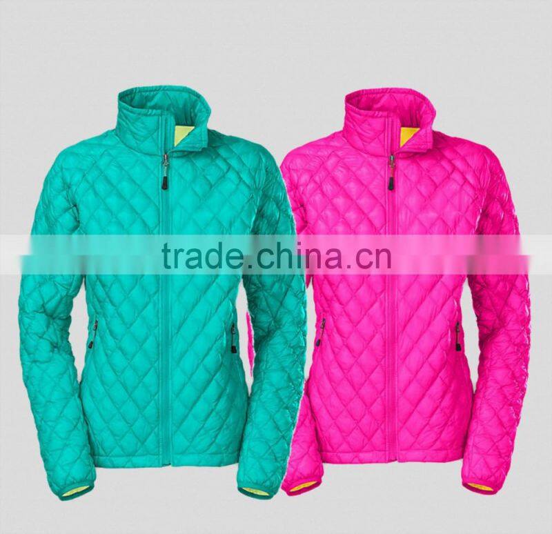 Custom cold weather coats winter down jacket for women