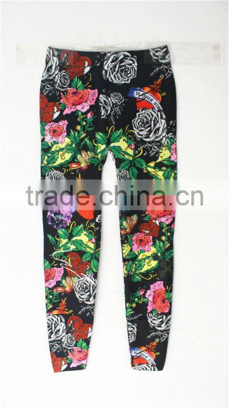 Sexy Women Leggings Jeans Look Jeggings Skinny Stretchy Pants Trousers