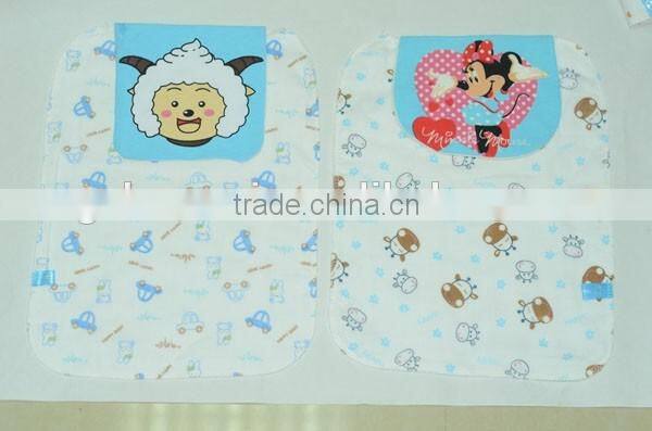 new 2016 china wholesale cute printed baby sweat-absordent towel