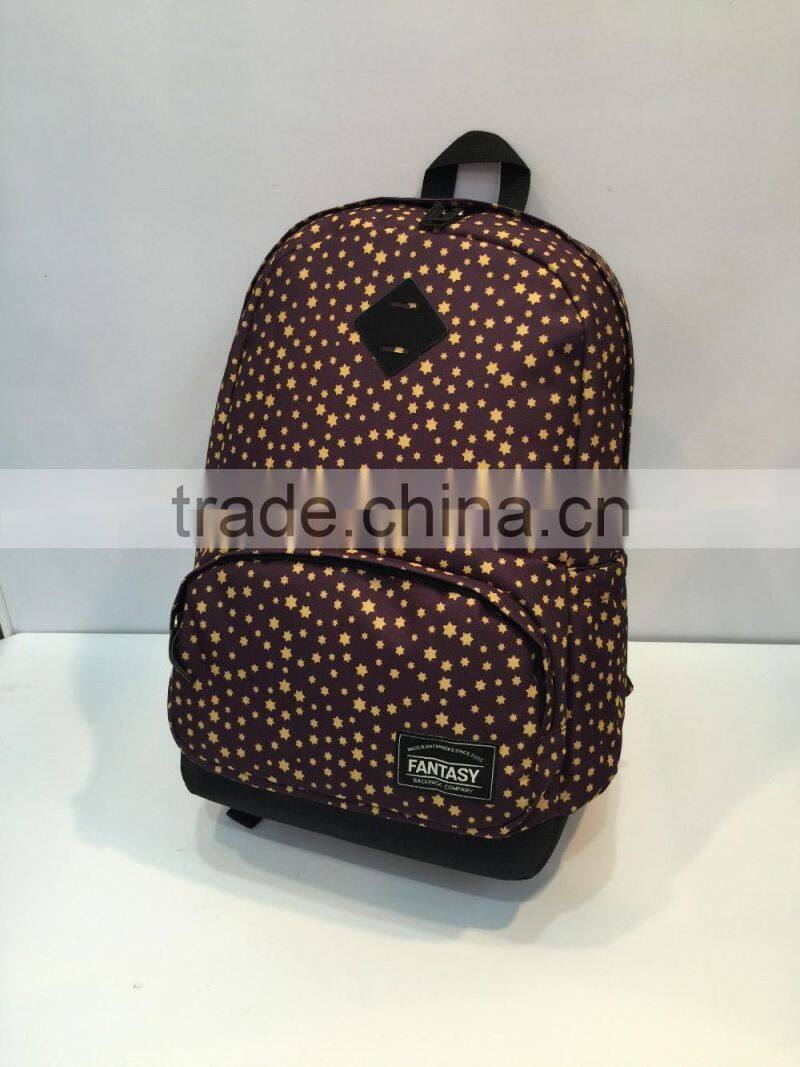 2017 hot sales wholesales custom fashion girls backpack