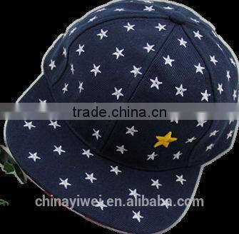 stitchwork star pattern baseball caps for kids