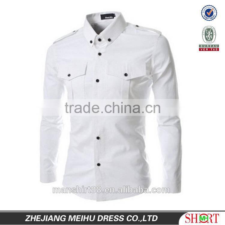 button down uniform multiple color men shirts
