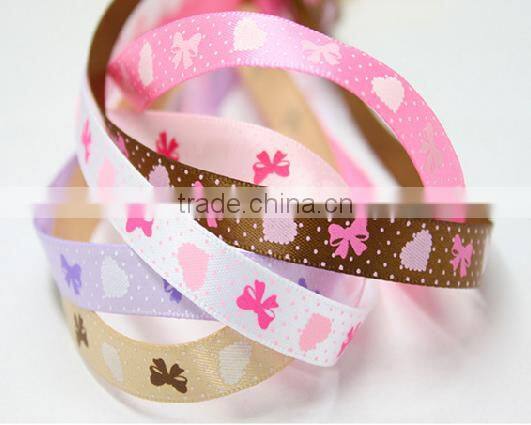 hi-ana ribbon 175 Chevron Printed Grosgrain Ribbon Cheer Bow Ribbon