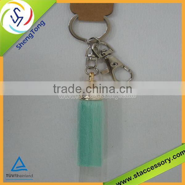 hot sale wholesale tassel keychain/colorful tassel keychain