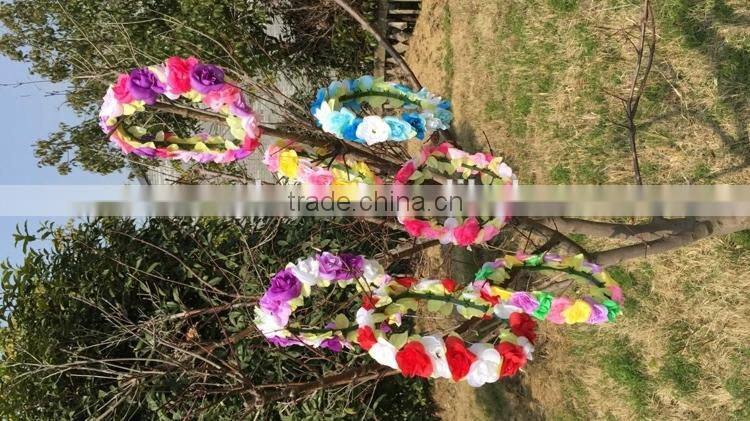 Wholesale decoration floral hoop , Christmas garland , wreath for headwear M5040815
