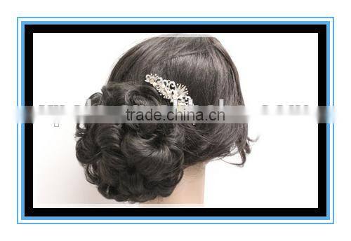 Factory Price Wedding hair accessory pearl wedding comb