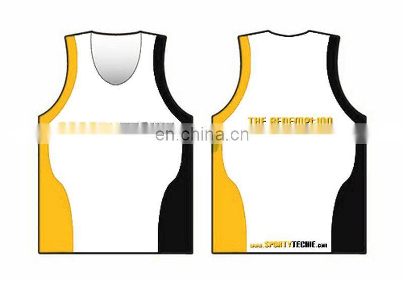 Cheap Sublimation wholesale custom tank top gym men
