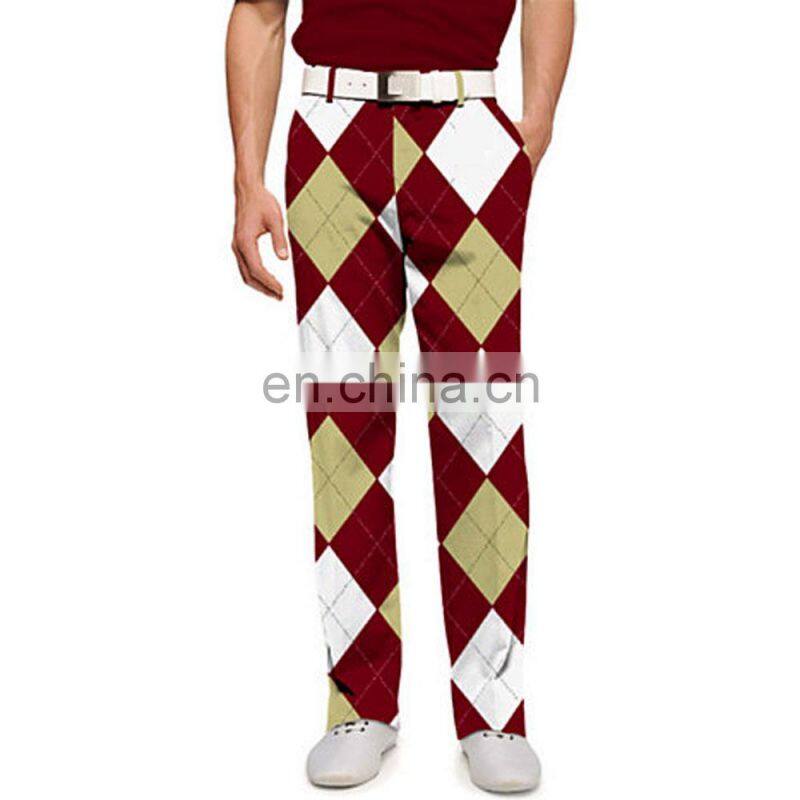 Casual fabrics mens golf shorts breathable pants