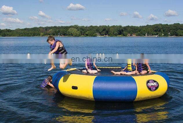 Fun inflatable water trampoline for sale,inflatable trampoline on water,inflatable floating water trampoline
