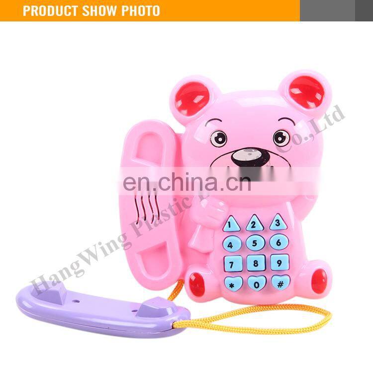 Lovely Musical Plastic Baby Mobile Phone Toys