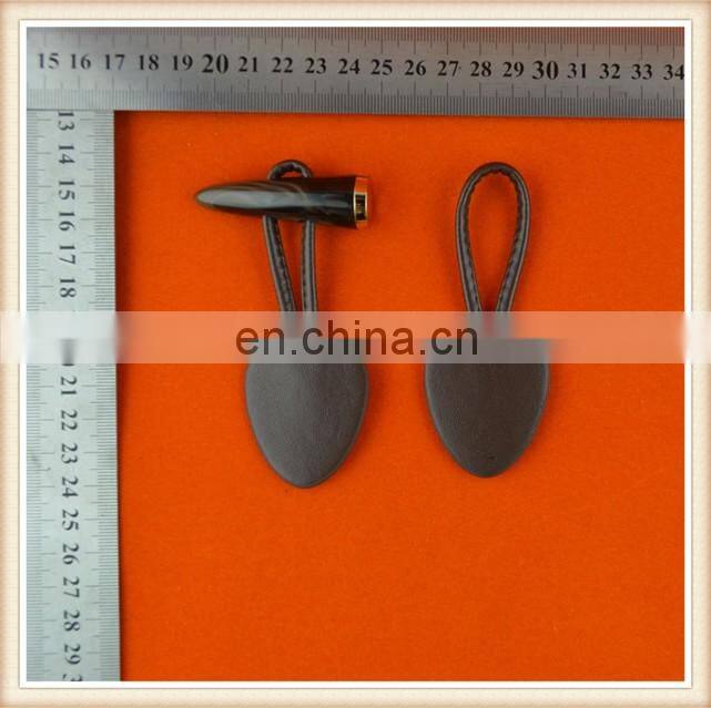 2015 attractive coat buttons /fancy horn button/ brown leather button for coat