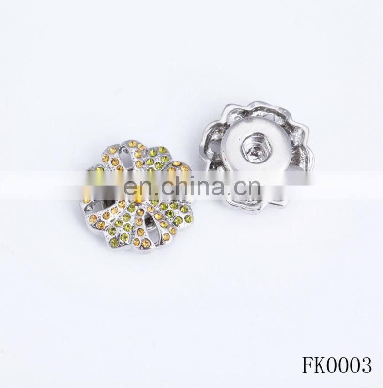 nickel free lead free enamel metal snap button fashion crystal button headboard