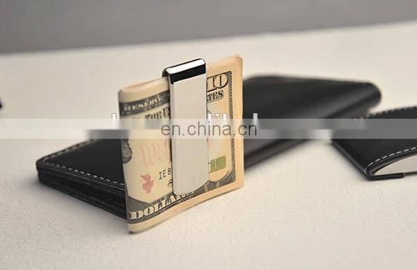 HOT SALE METAL MEN CARD HOLDER ELEGANT BUSINESS MONEY CLIP