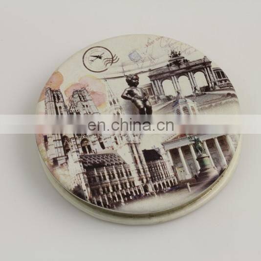 HOTEST POPULAR MAKE UP ROUND COSMETICS AMERICAN SOUVENIR MIRROR