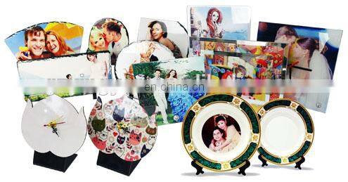 New Design Sublimation Glass Wedding Photo Frame Sublimation glass decoration Picture photo frame
