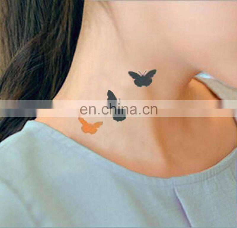 Butterfly decorative tattoo sticker