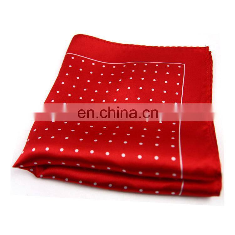 fashion dot silk scarf with high quality
