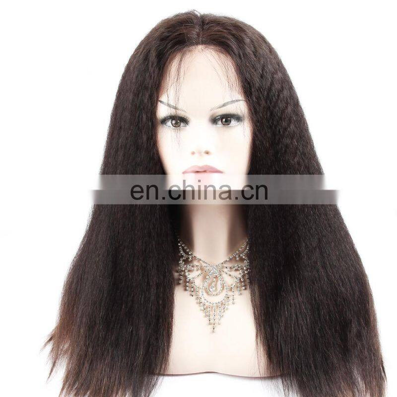 yaki 360 lace frontal men wig sewing machine human virgin japanese hair wig