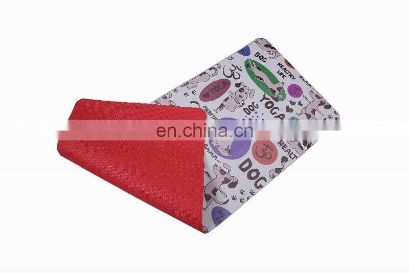 Single Layer Thin Private Label Best Selling Customized Logo Promotional TPE Pro Yoga mat
