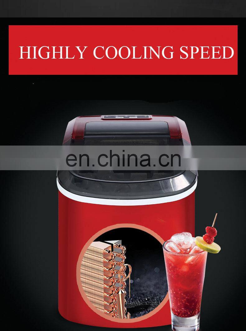 High quality 2018 new design round ice making machine for store or cafe