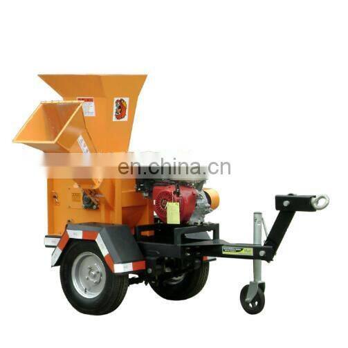 Easy operate crusher/Tree Branch Grinder/Trailer type branch grinding machine