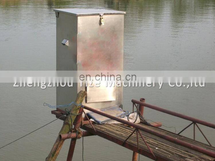 Automatic Pond Fish Farm Liner Hdpe Geomembrane Fish Food Feeder Machine