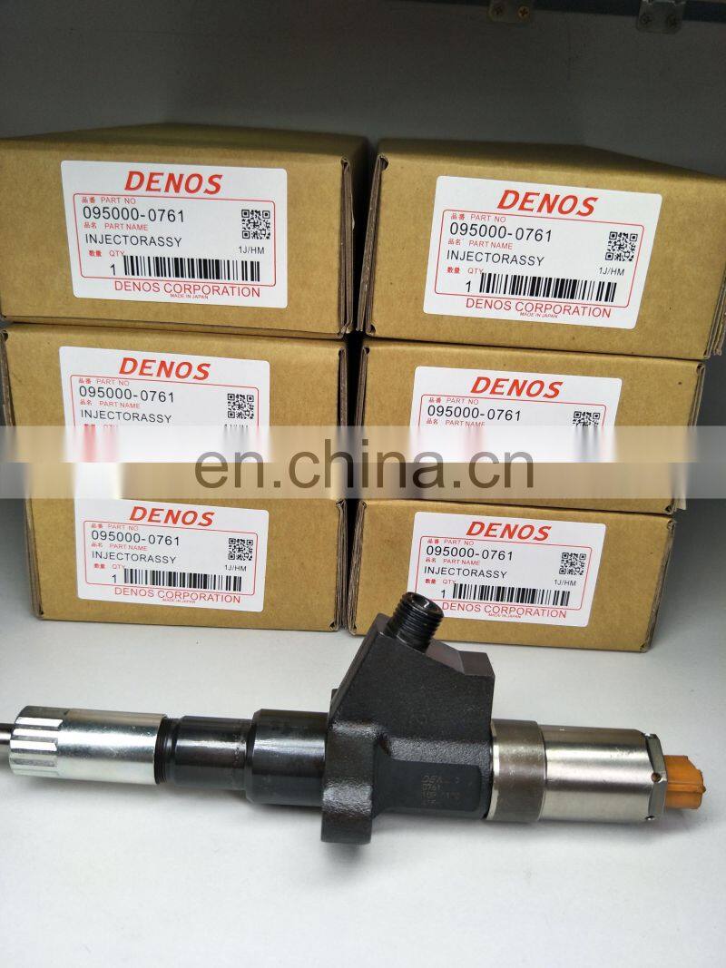 Common rail fuel injector 095000-0760, 095000-0761 for 6SD1 1153004151, 1-15300415-1