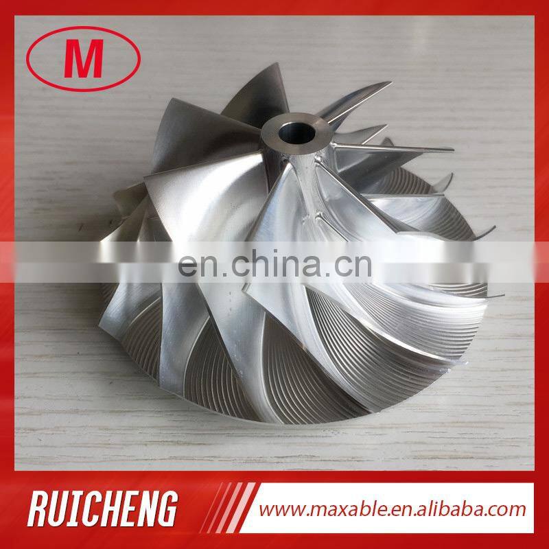 HX40 60.03/85.98mm 7+7 blades high performance Turbocharger milling/aluminum 2618/billet compressor wheel