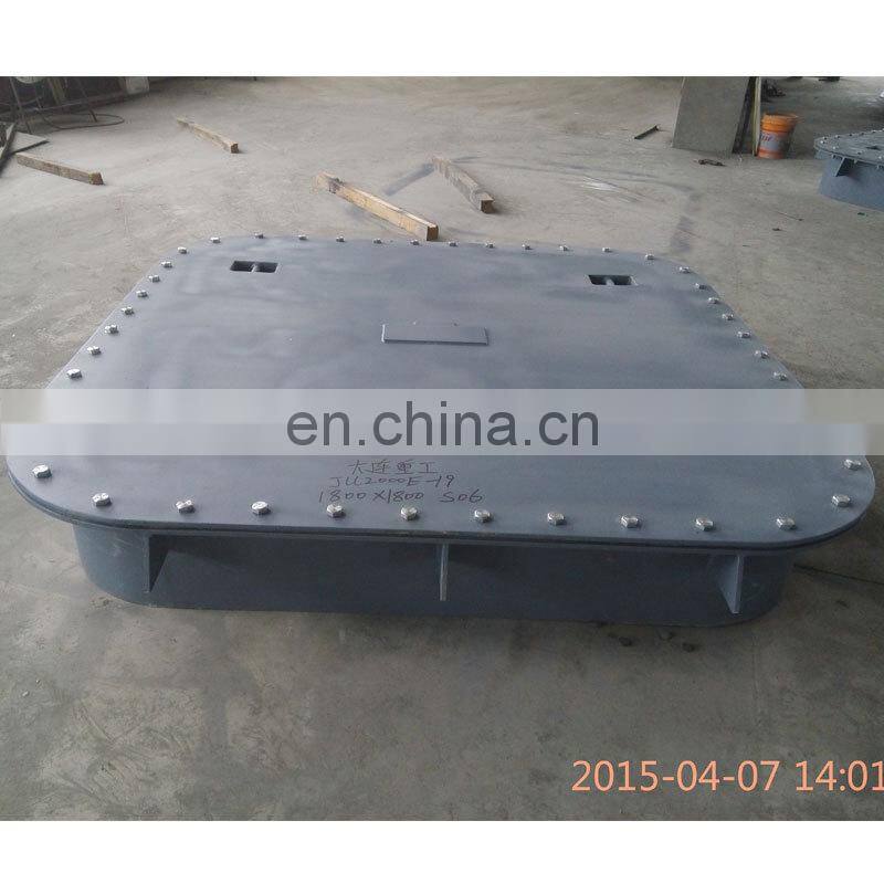 Custom Marine Flush Type Steel Cargo Hatch Cover