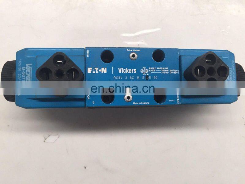 Eaton Vickers Solenoid Directional Control Valve DG4V-3-6C-M-U-B6-60 for Concrete Pump