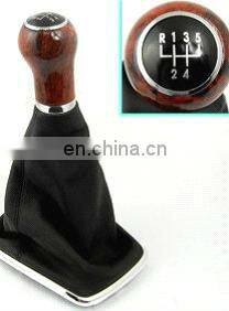 Car Wood Gear Shift Knobs with chrome frame