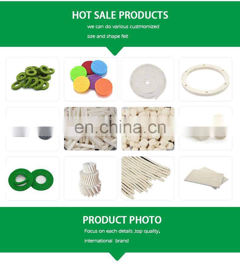 industrial cylinder 100% pure wool felt tube