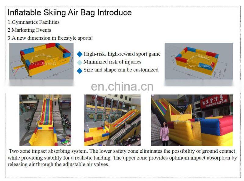 Inflatable tubby jump air bag, outdoor inflatable jumping mat