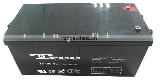 Good quality small rechargeable battery 12v 200ah price of lead acid Inverter batteries