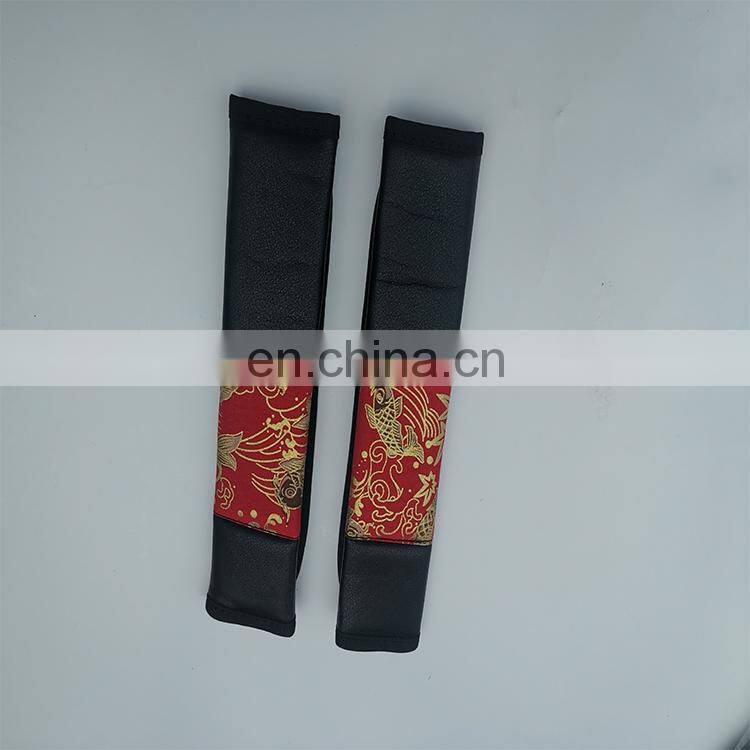 Automotive upholstery accessories - Universal soft seatbelt shoulder cuff hand brake sleeve automotive accessories