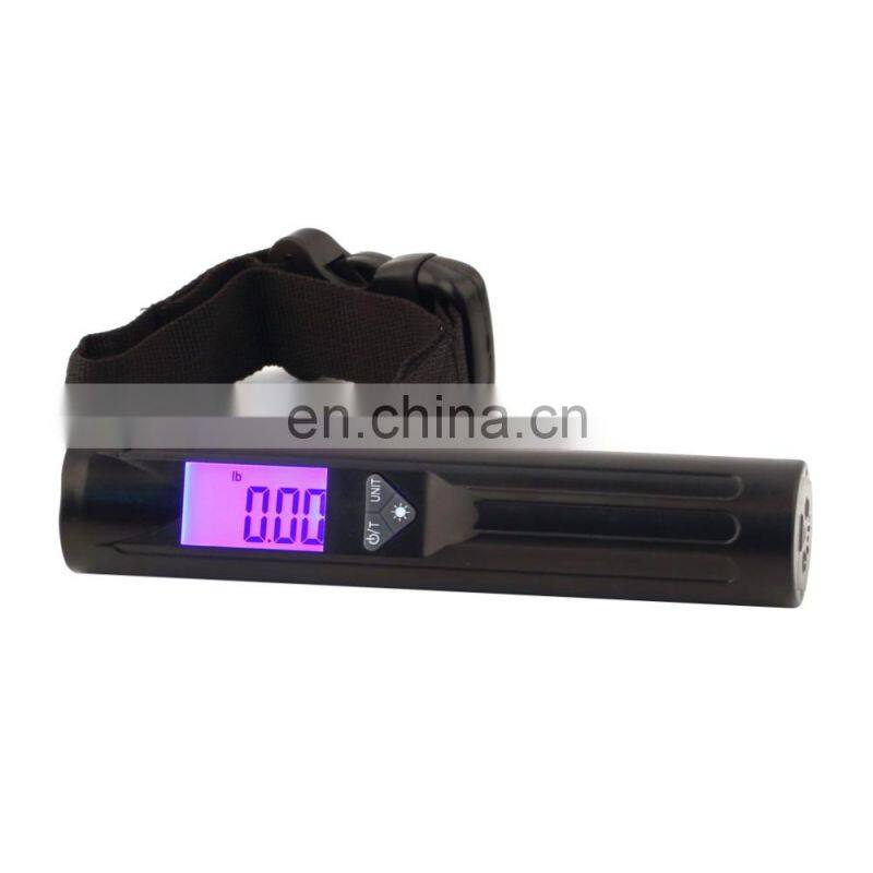 40kgx10g Portable Luggage Weighing digital Hook scale with 8LED Torch Flashlight